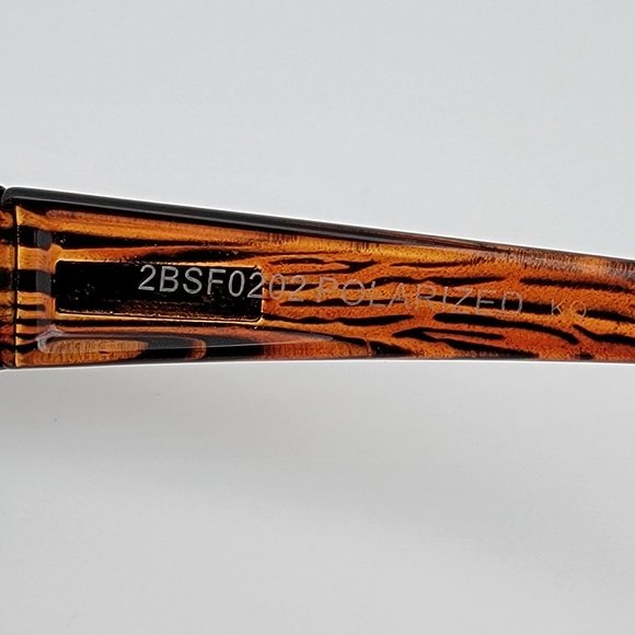 *SOLD* Orvis Backwater Brown Stripe Frame Polarized Amber Brown Lens Sunglasses - Picture 8 of 12